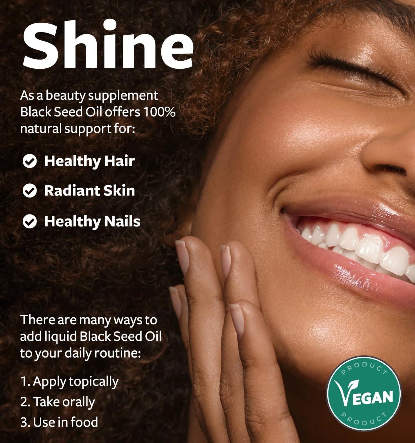Black Seed Oil - 120 Softgel Capsules Skin Health (Non-GMO & Vegan) Cold-Pressed Nigella Sativa Producing Pure Black Cumin Seed Oil with Vitamin E - 500mg Each, 1000mg Per 2 Capsule Serving